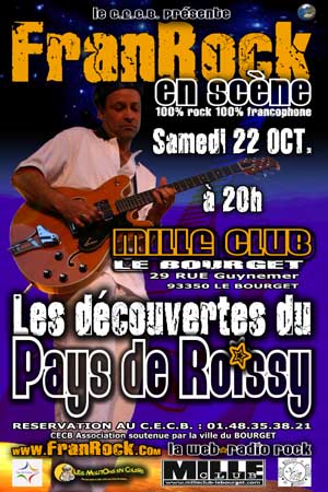 FRANROCK EN SCENE - LES DECOUVERTES DU PAYS DE ROISSY